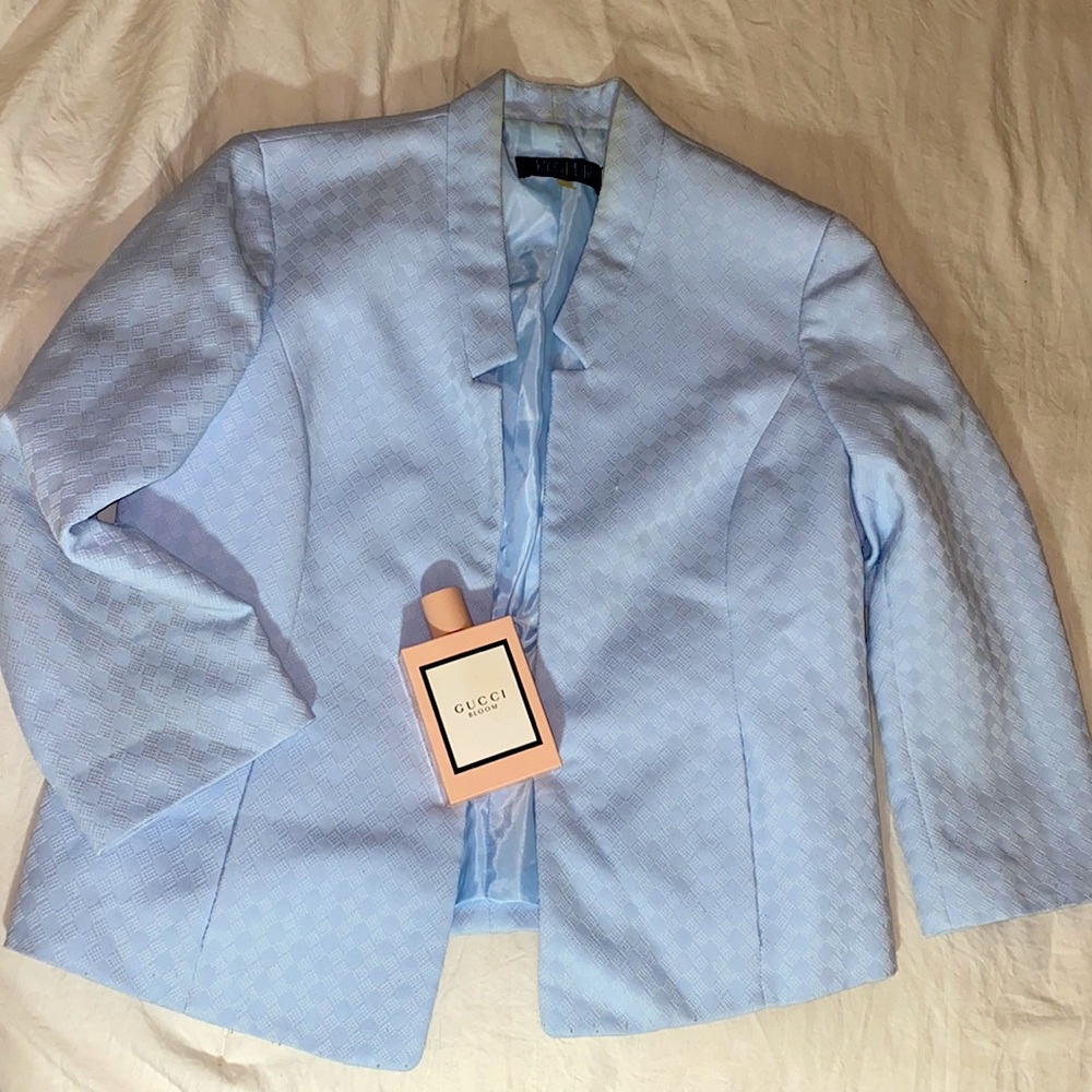 Baby blue blazer